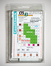 Bottle of Coolant Test Strips
